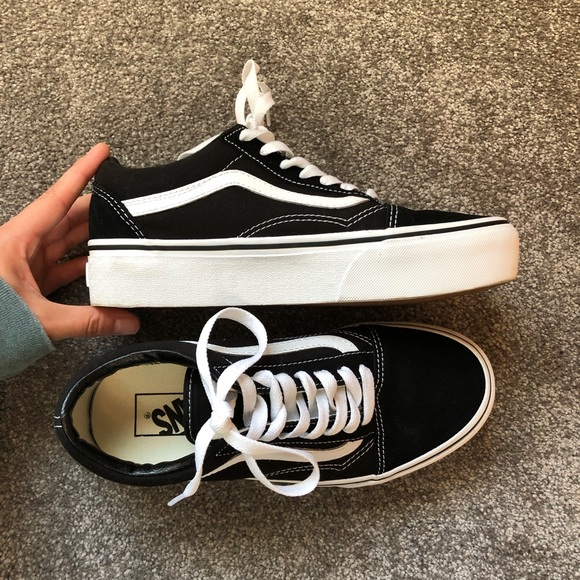 vans old skool platform uomo